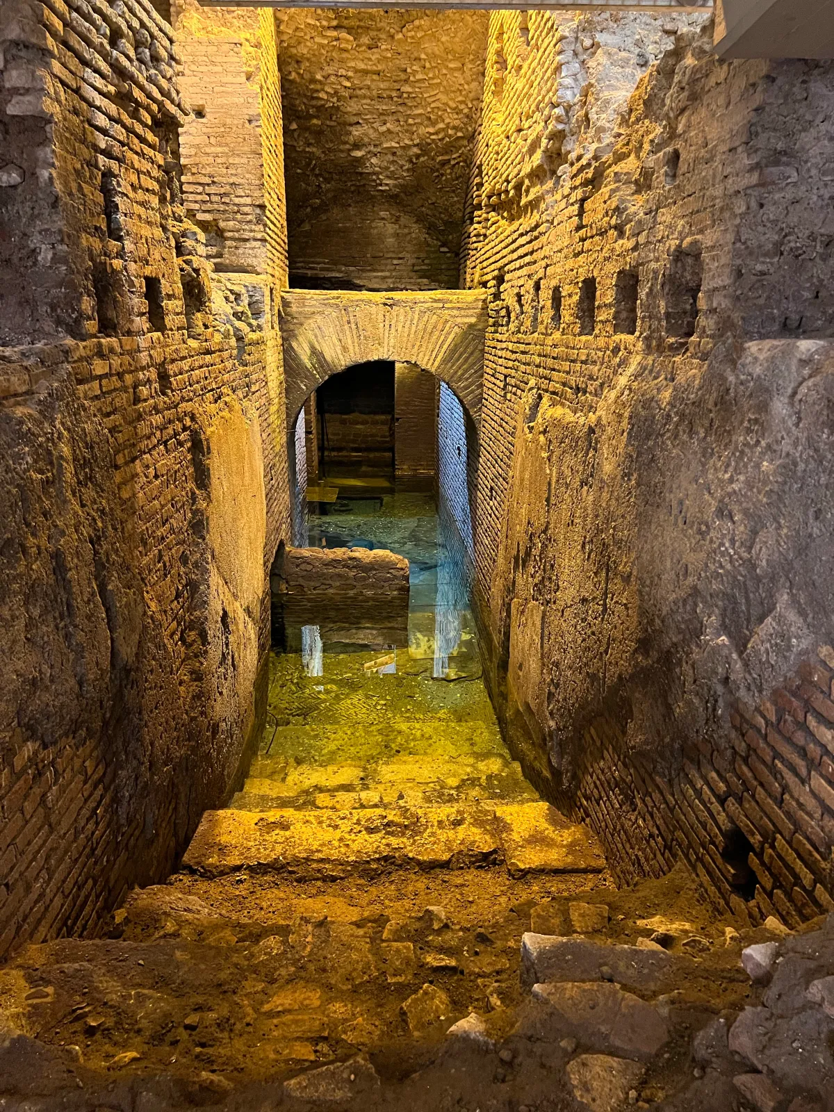 Souterrain de la fontaine de Trevi : Archéologie du Vicus Caprarius