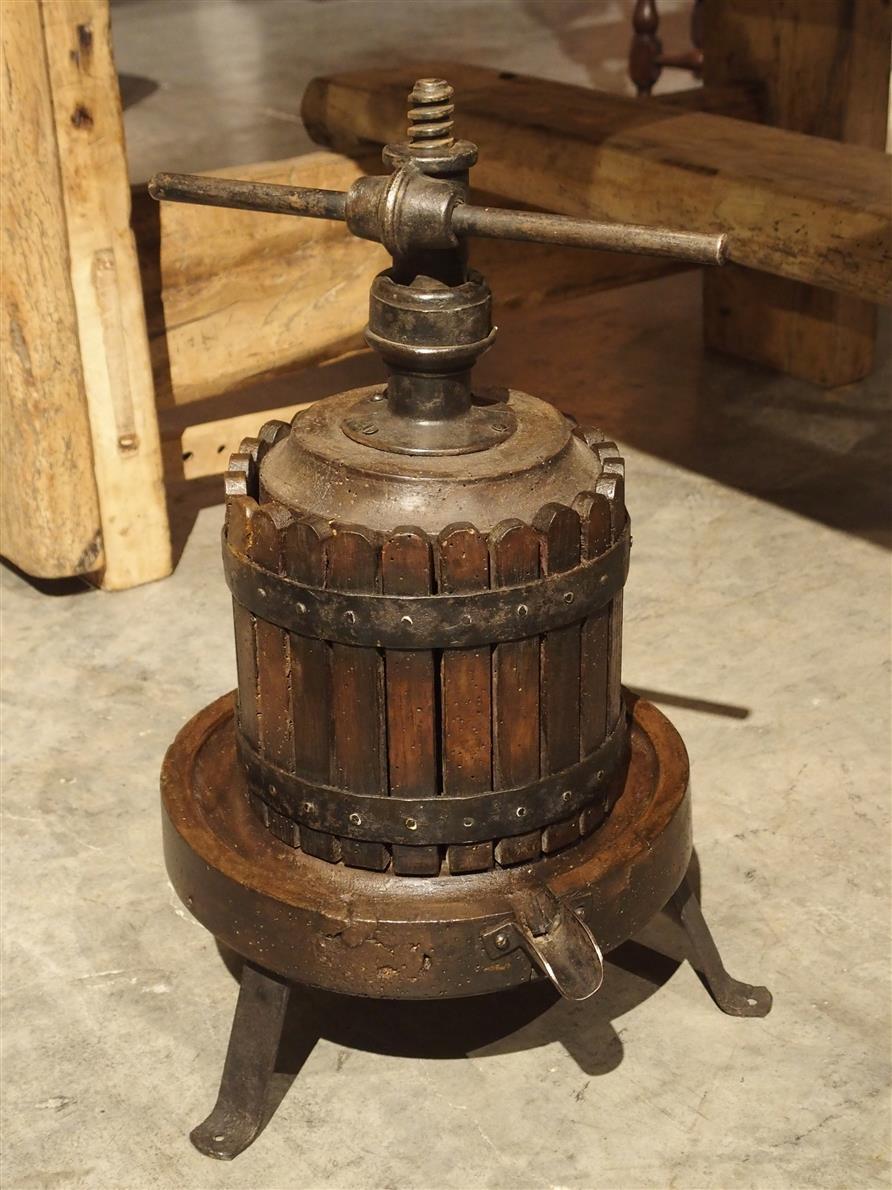 Traditional wine press