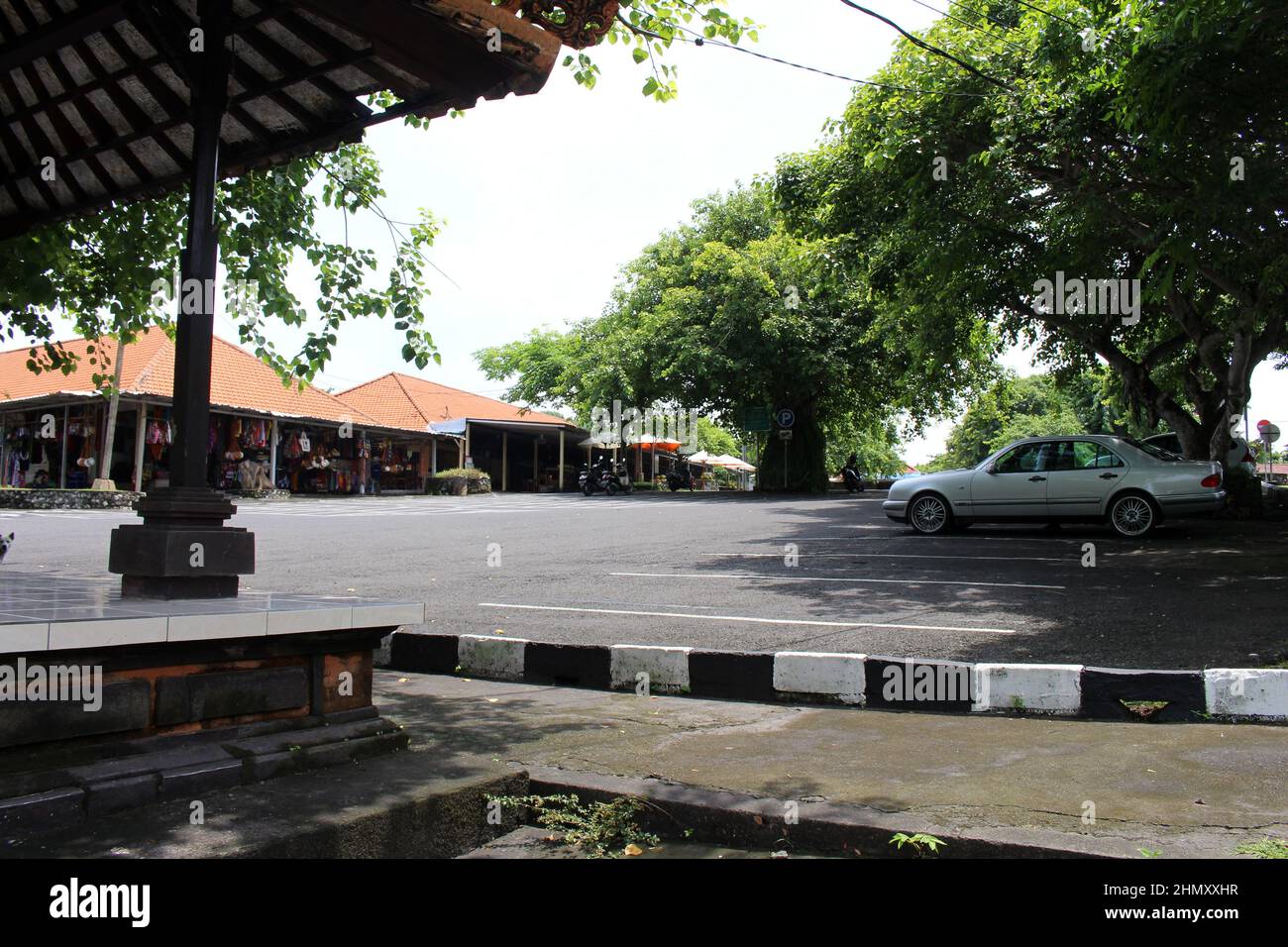 Main parking area