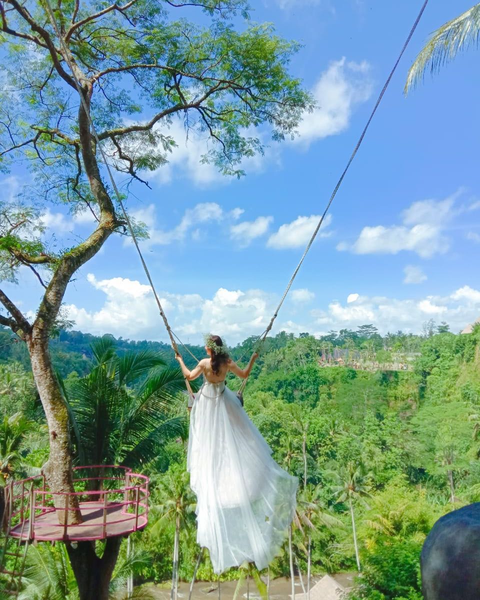 Aventure Bali Swing au-dessus de la jungle