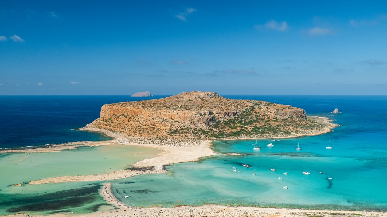 Banco de areia da Lagoa de Balos