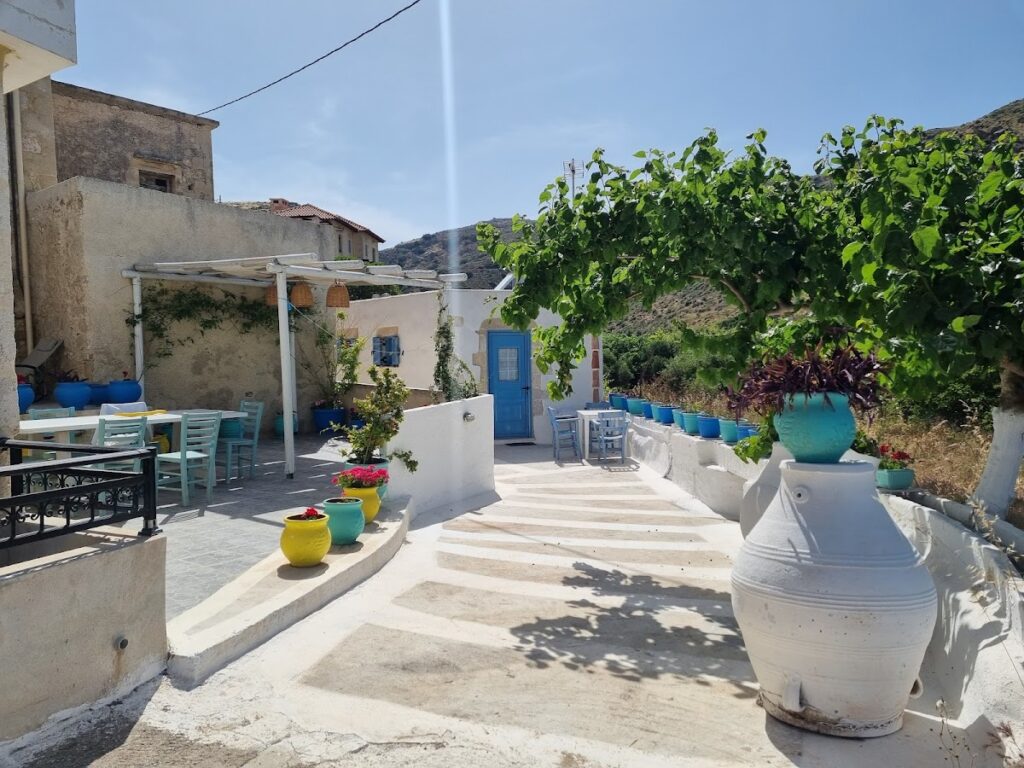 Casas de hóspedes da vila de Kaliviani