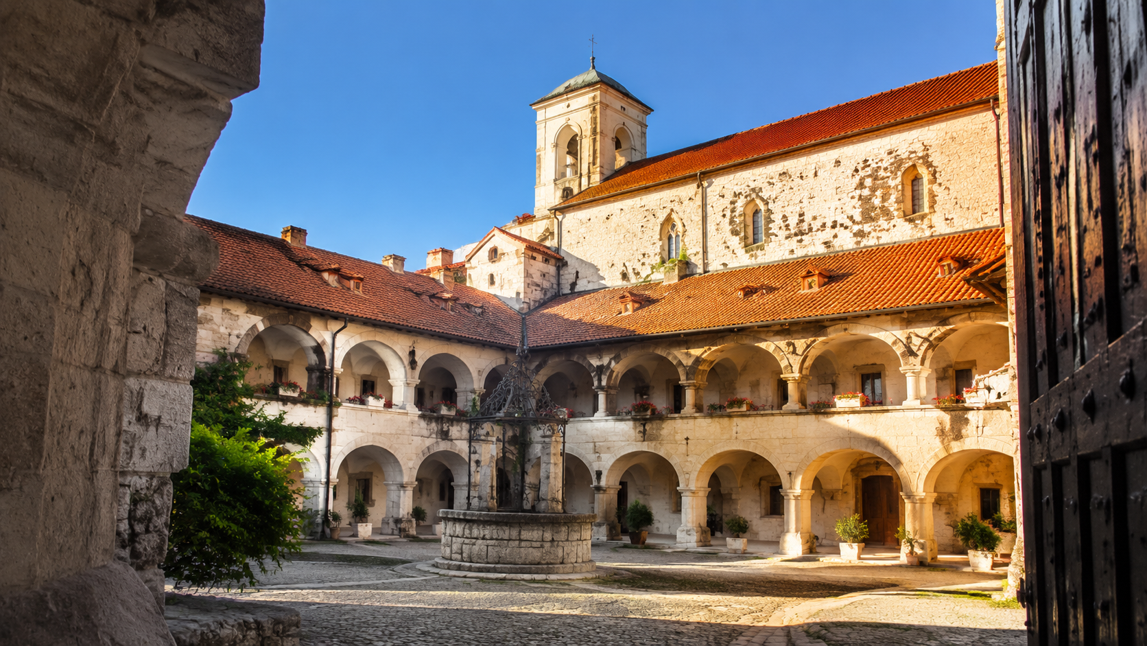 Abbey Courtyard