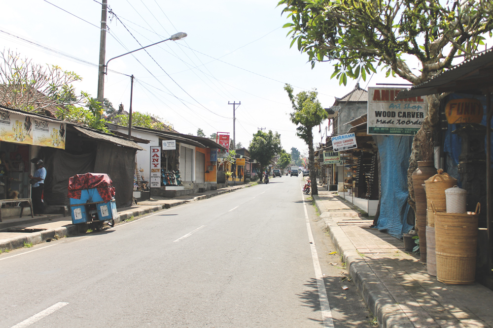 Tegallalang Handicraft Gallery Strip
