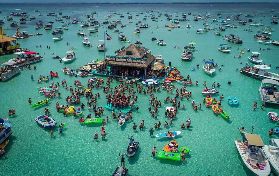 Floating Tiki Bar Anchor Point