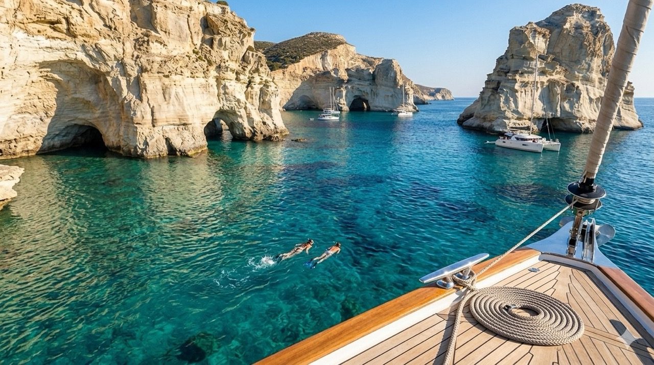 Milos Boat Tour Full Day