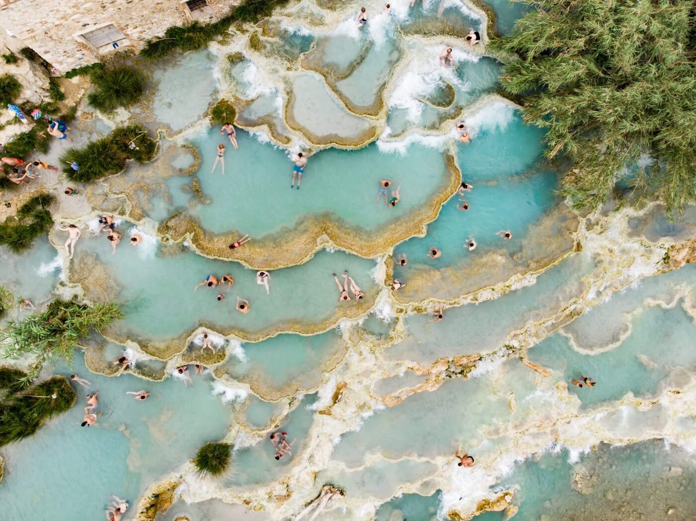 Travertine Terraced Pools