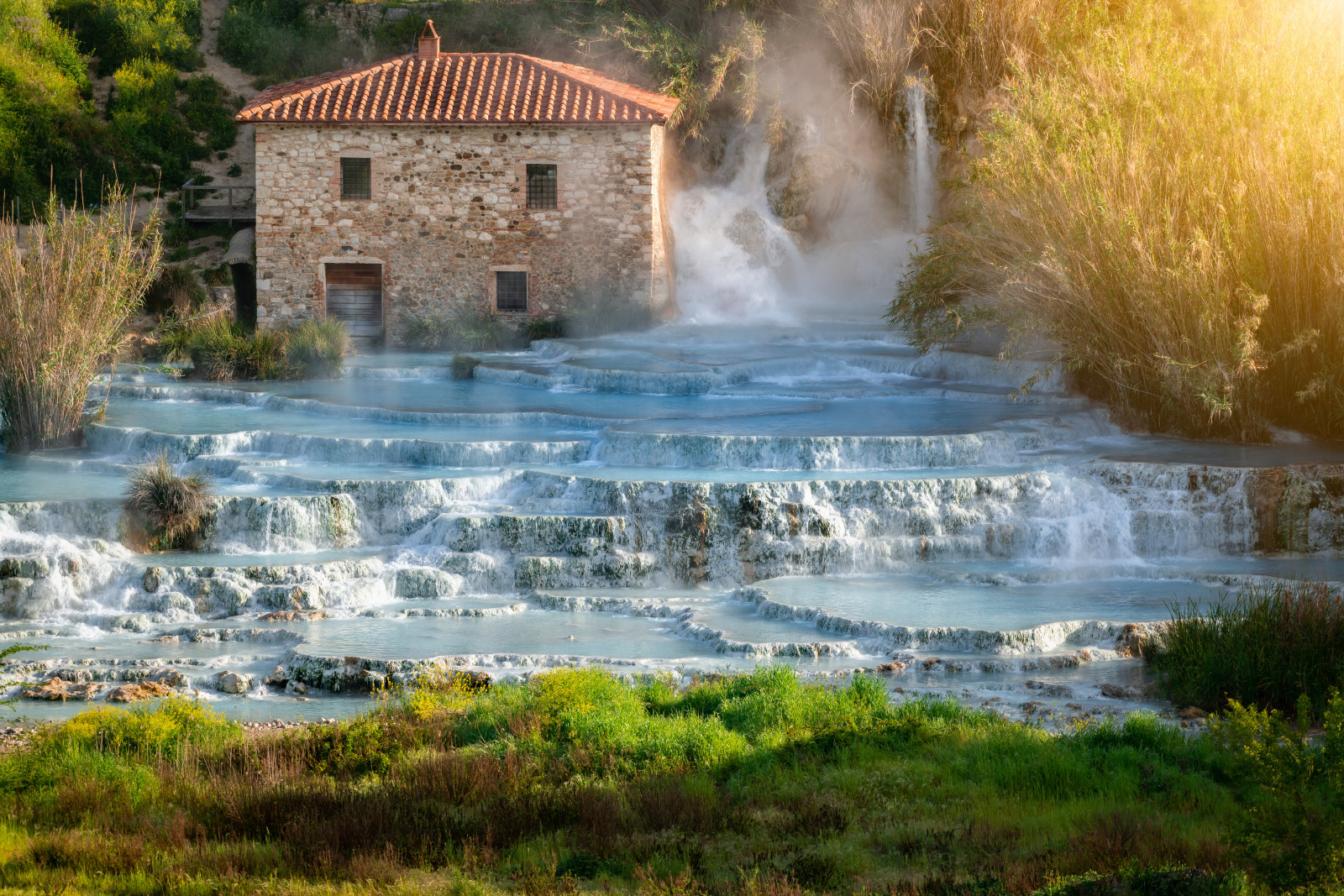 Visiting the Saturnia Hot Springs in Tuscany