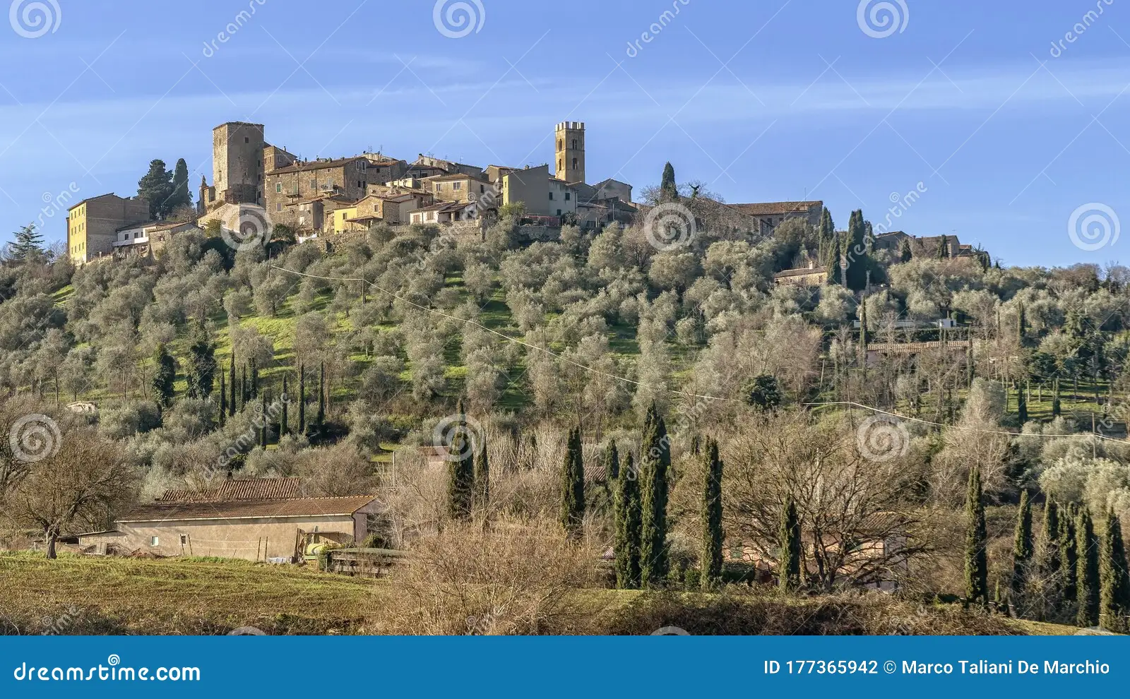 Afternoon in Montemerano or Saturnia village