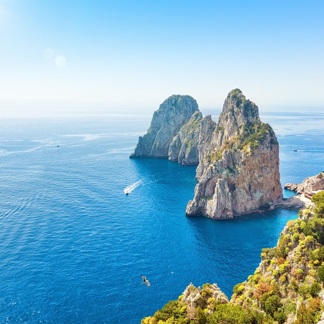 Boat Tour From Sorrento to Capri and Amalfi Coast