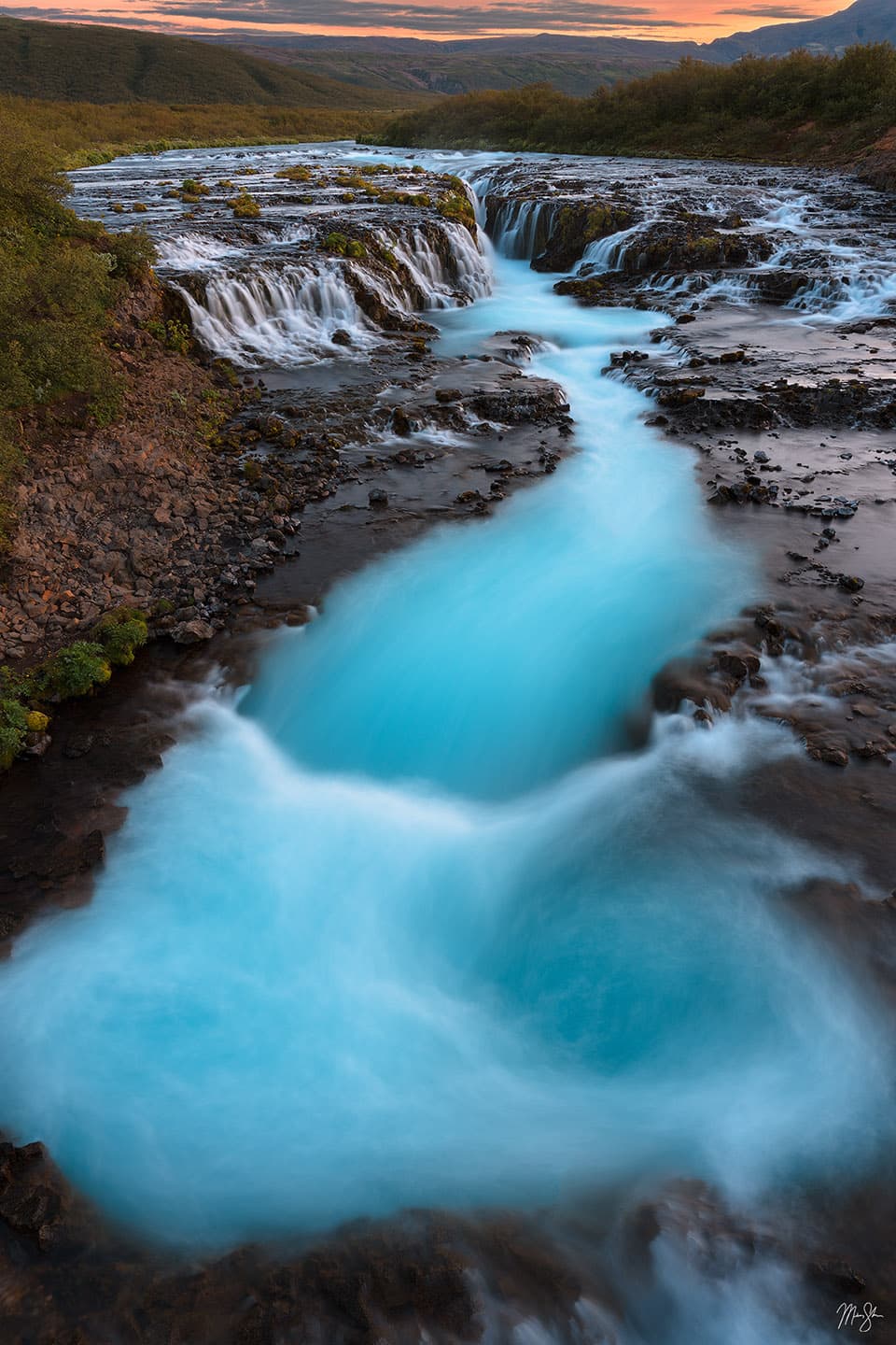 Bruarfoss Waterfall