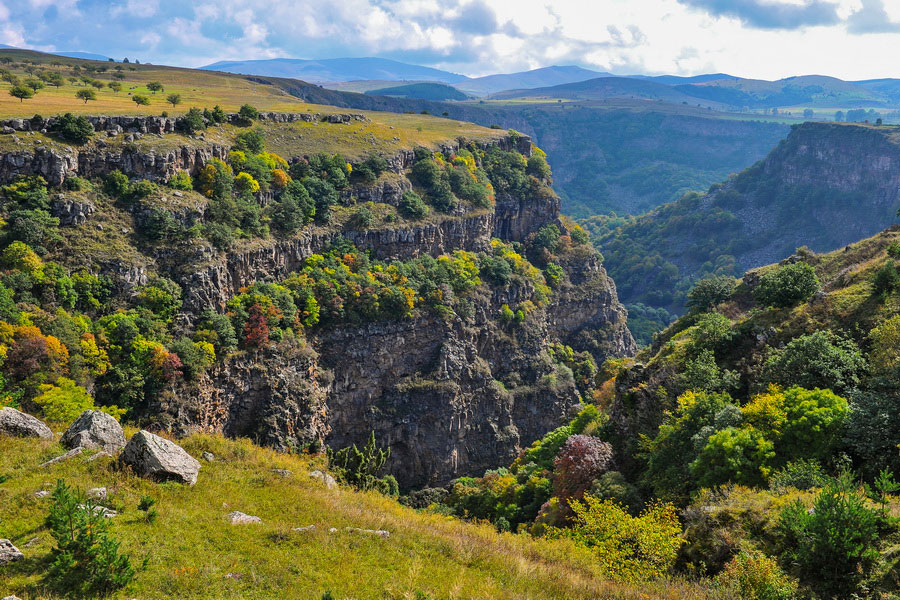 Khrami River Gorge Volcanic Walls