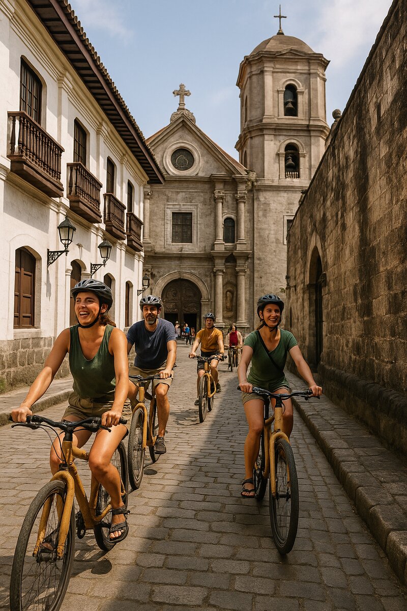 Passeio de Bambike ou de Calesa