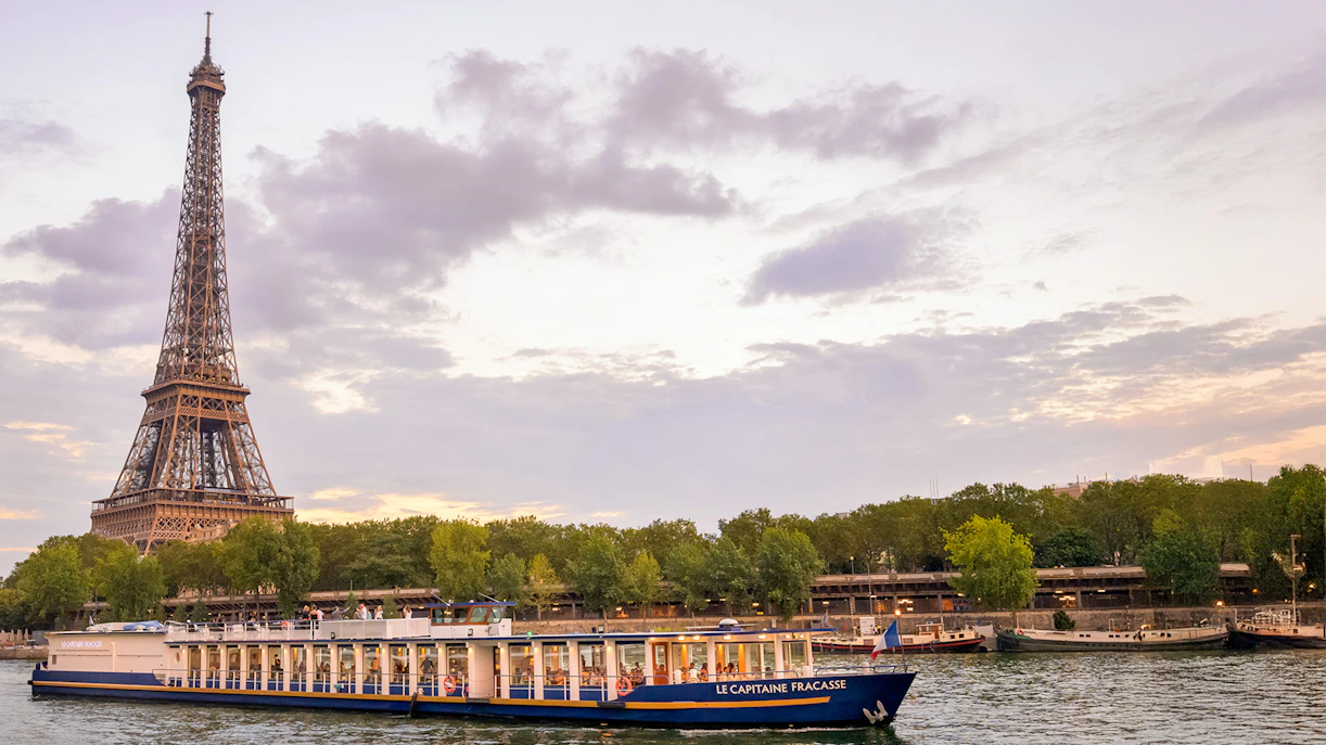 Paris River Cruise Sunset