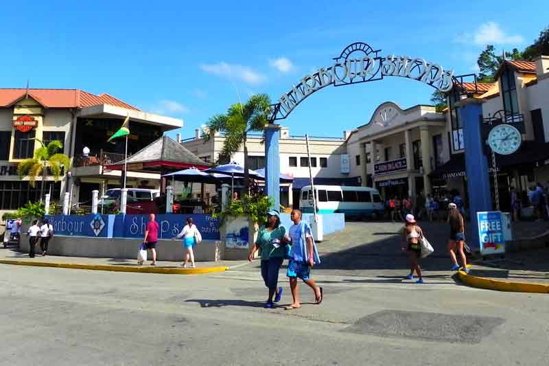 Quartier du centre-ville d'Ocho Rios