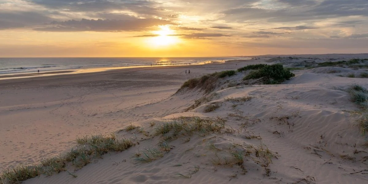 Birubi Beach und Stockton Sand Dunes