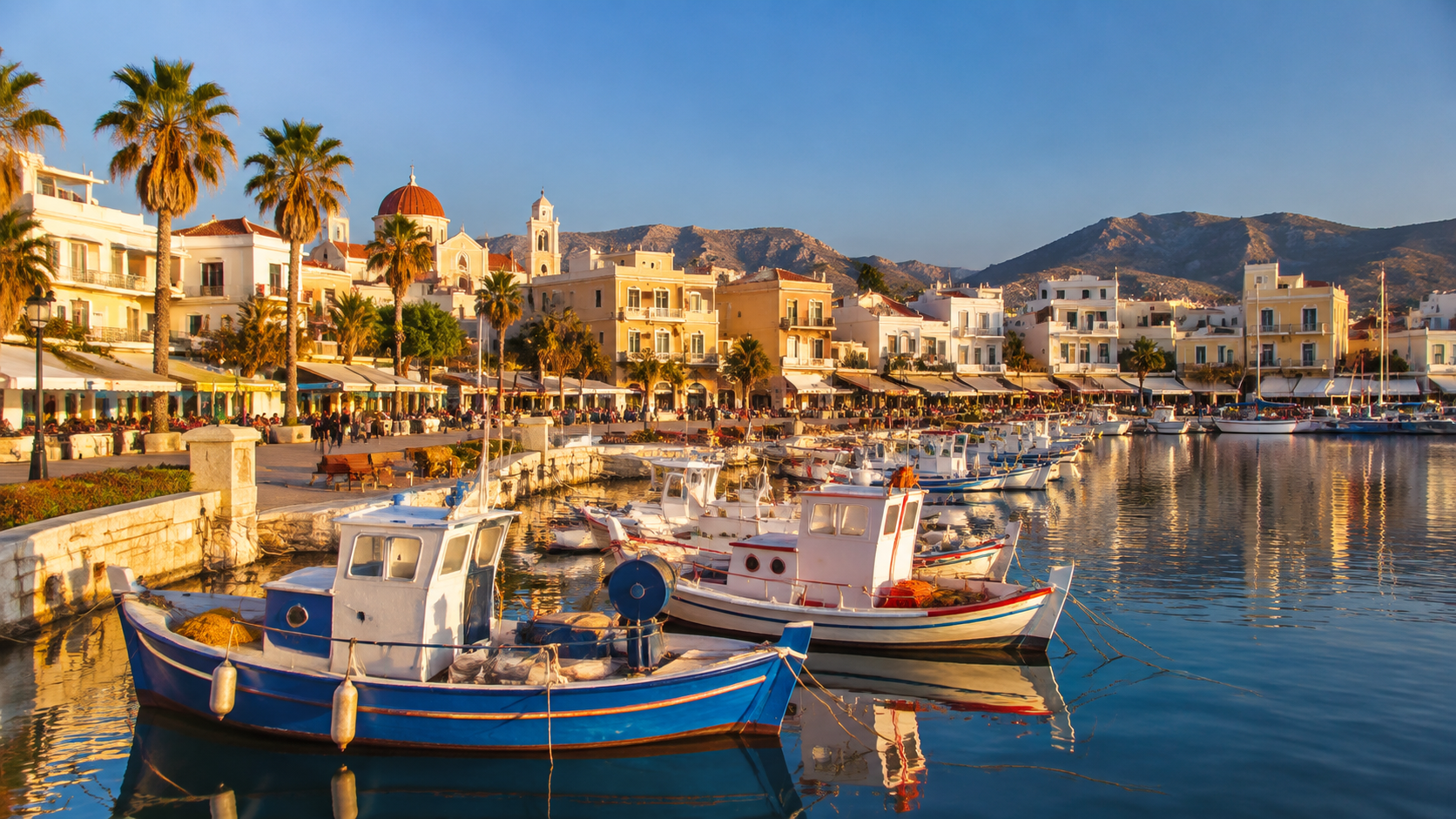 Aegina Town Harbor