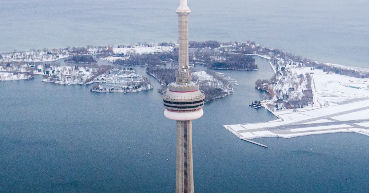 CN Tower Aerial View