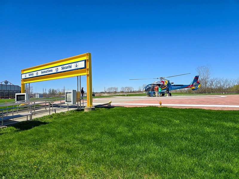 Heli-Pad Launch Area