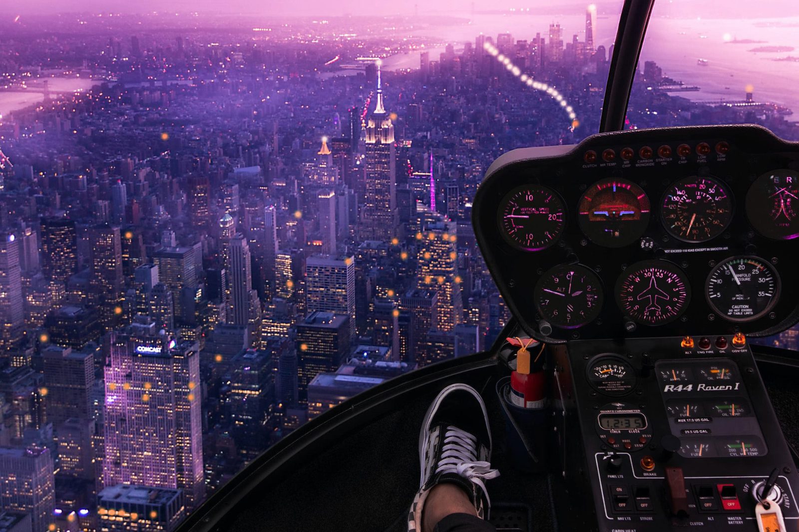 Chicago Nighttime Helicopter Tour