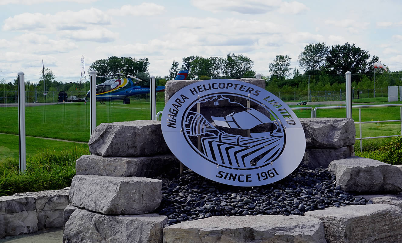 Heliport Entrance Sign