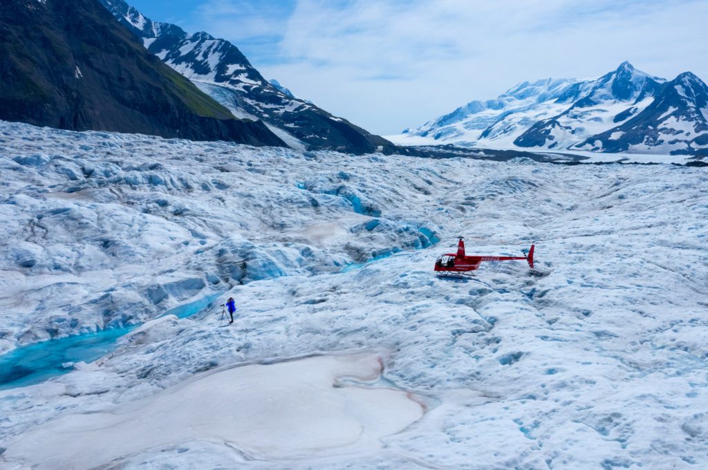 Glacier Surface Landing