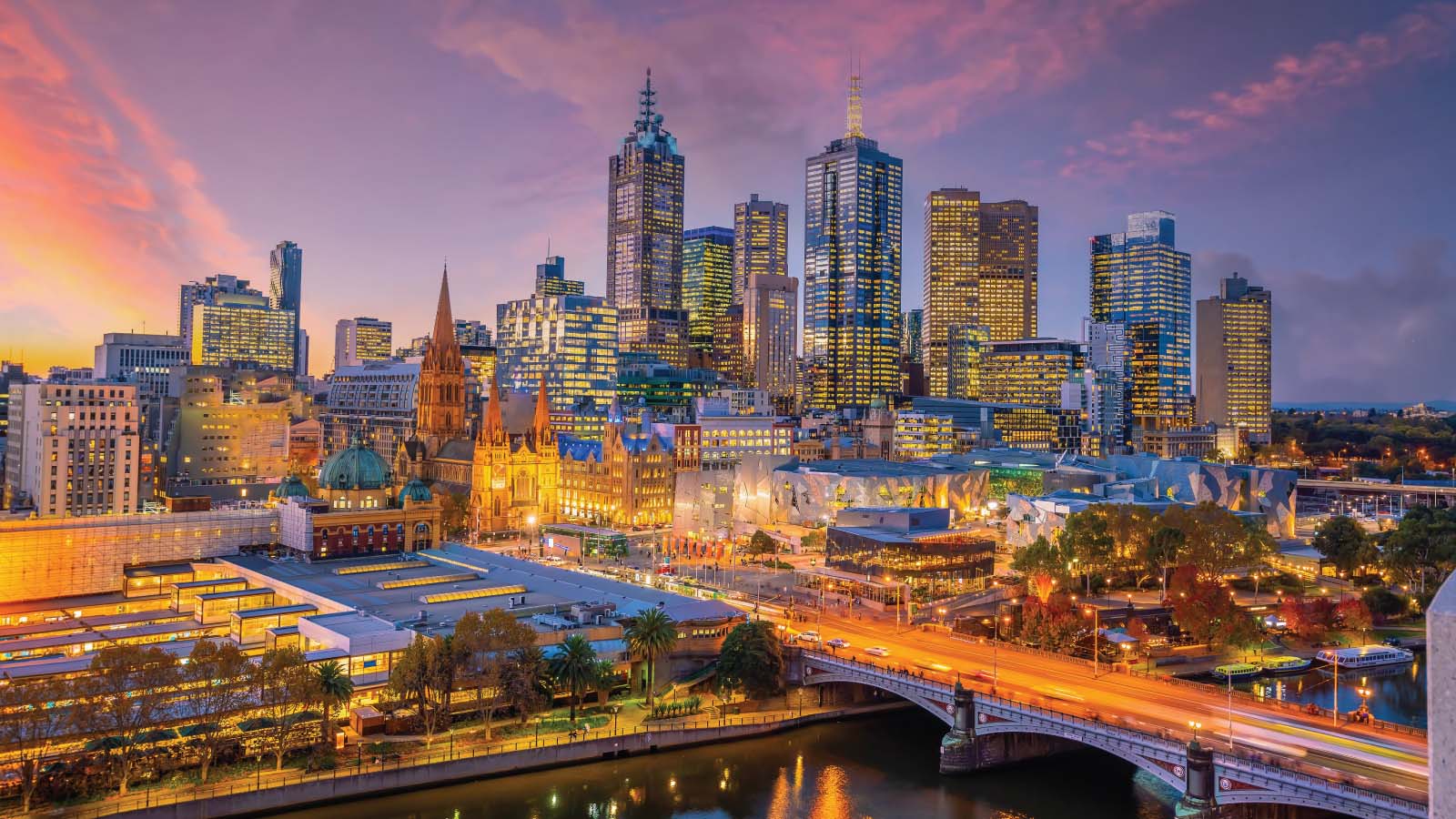Melbourne CBD Skyline