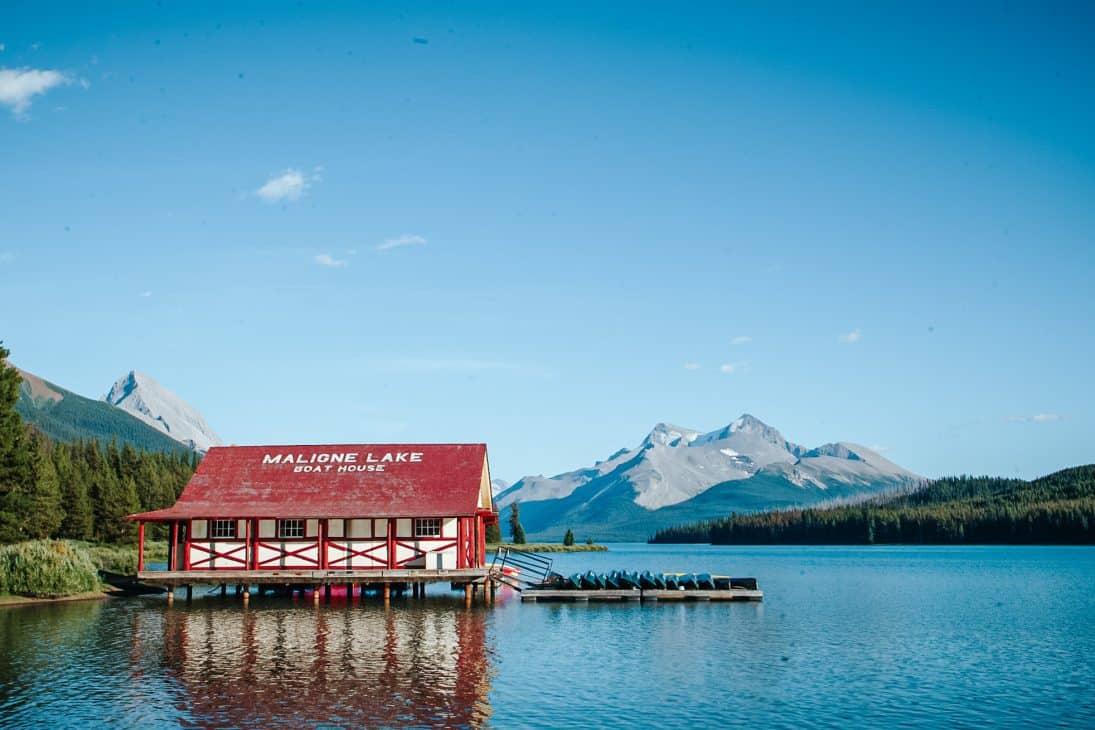 Maligne Lake Boathouse (1928)