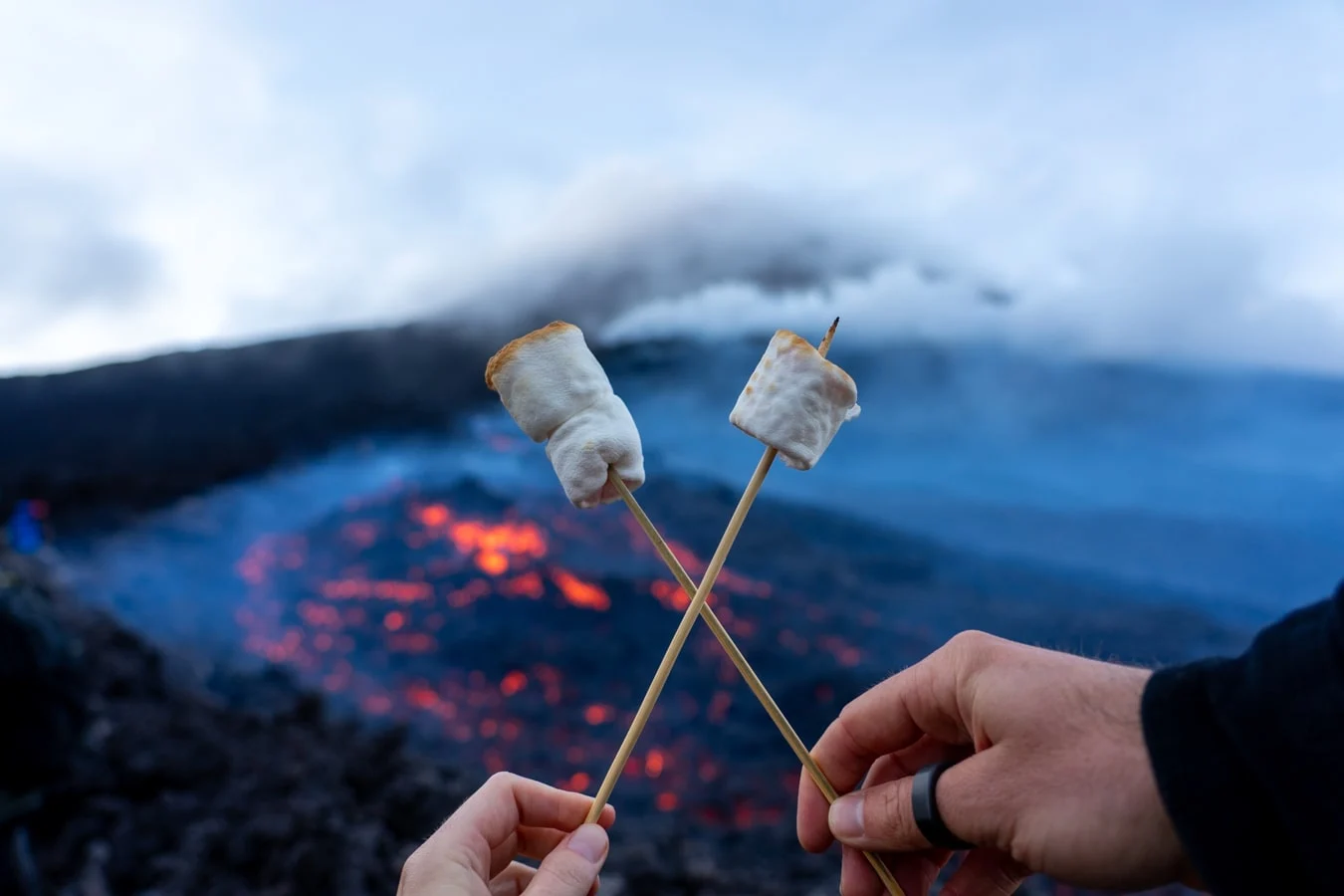 Lava Field & Marshmallow Roasting