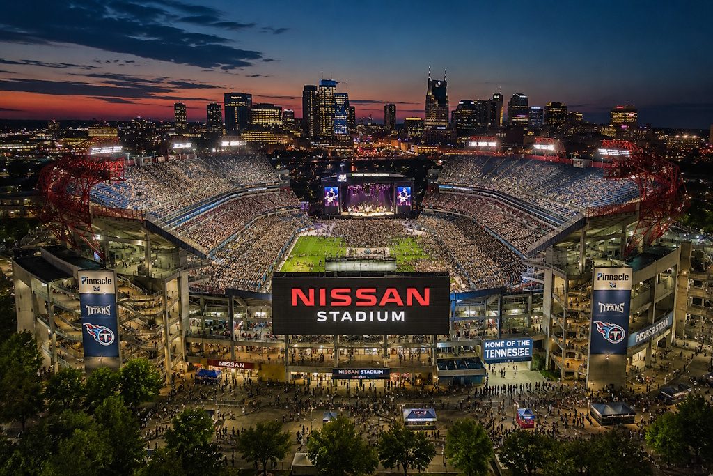Nissan Stadium Floodlights