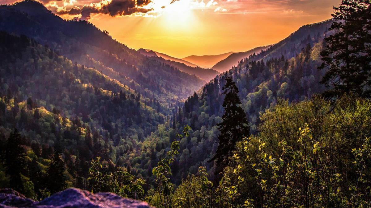 Mountain Range Panorama