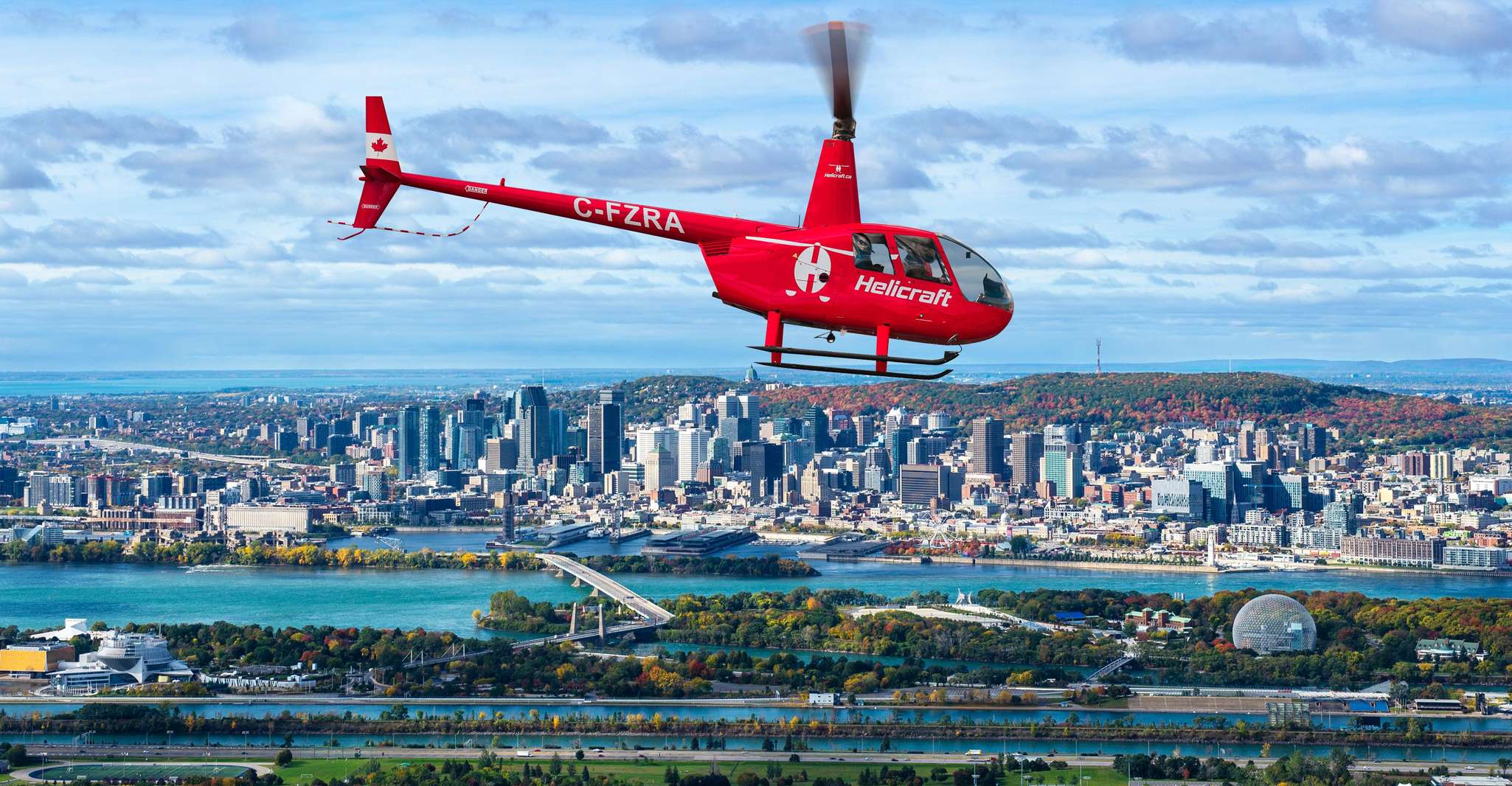 Montreal Guided Helicopter Tour