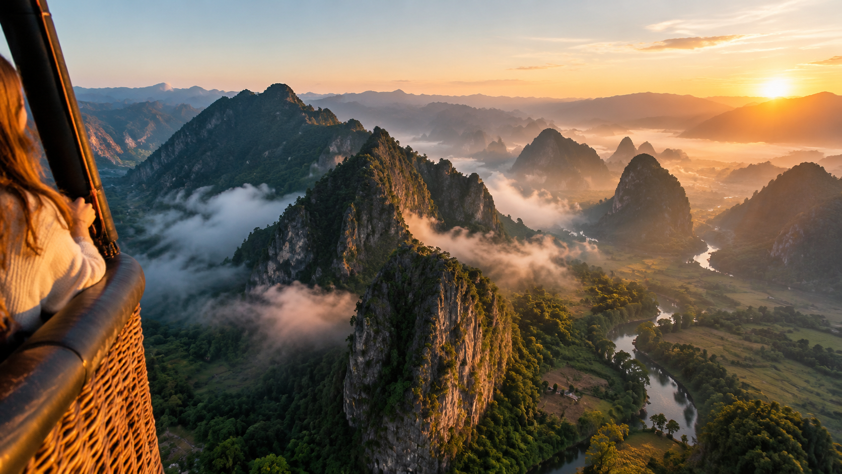 Limestone Karst Peaks