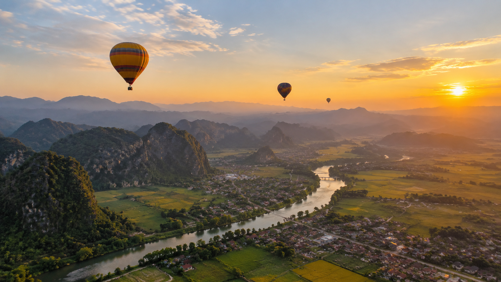 Vang Vieng Valley Horizon