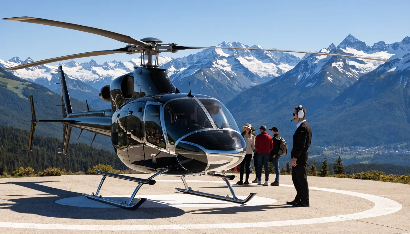 Whistler Heliport Tarmac