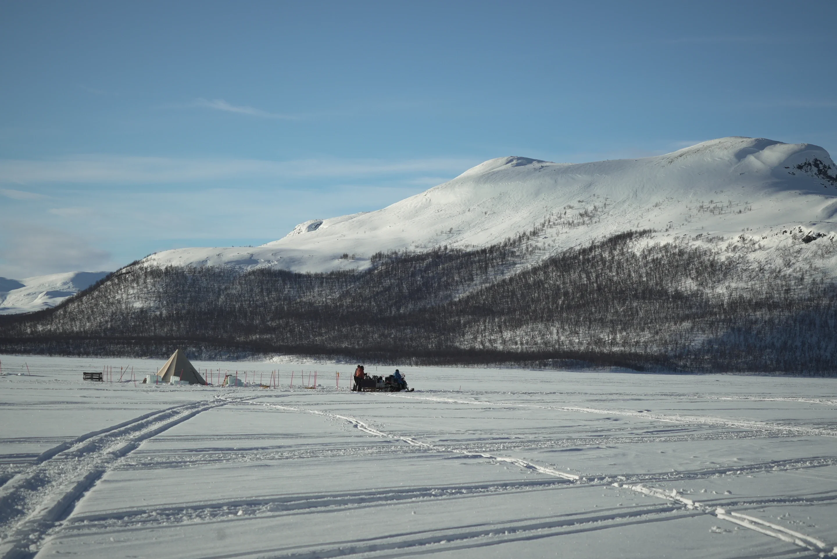 Three Country Cairn Snowmobile
