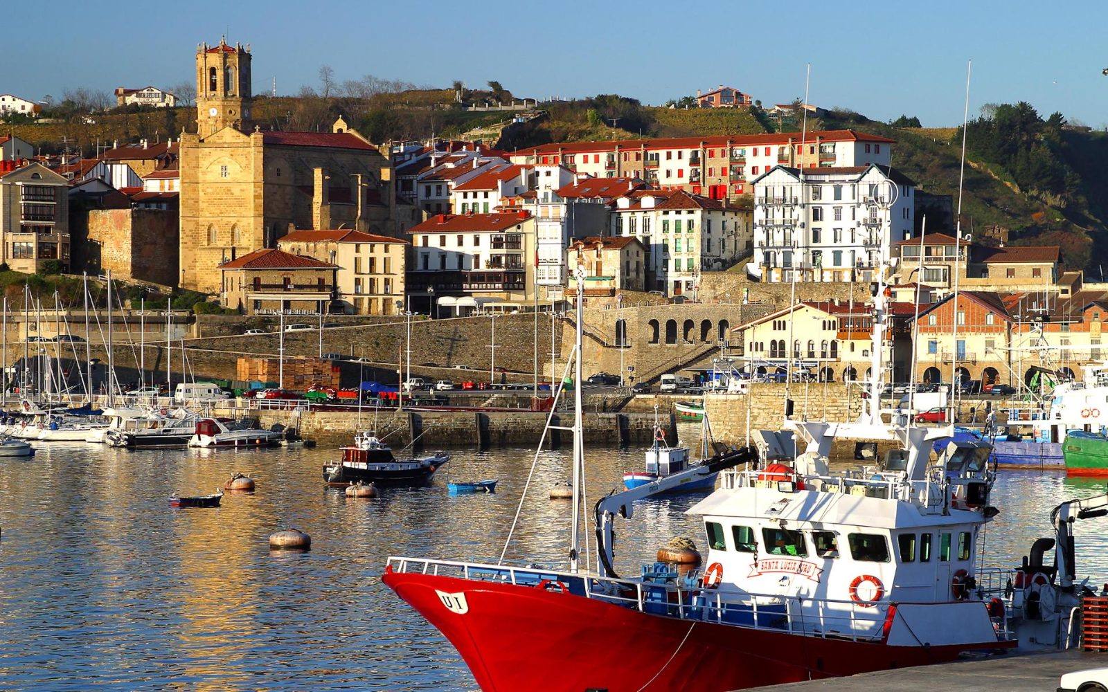 Getaria Port Harbor Wall