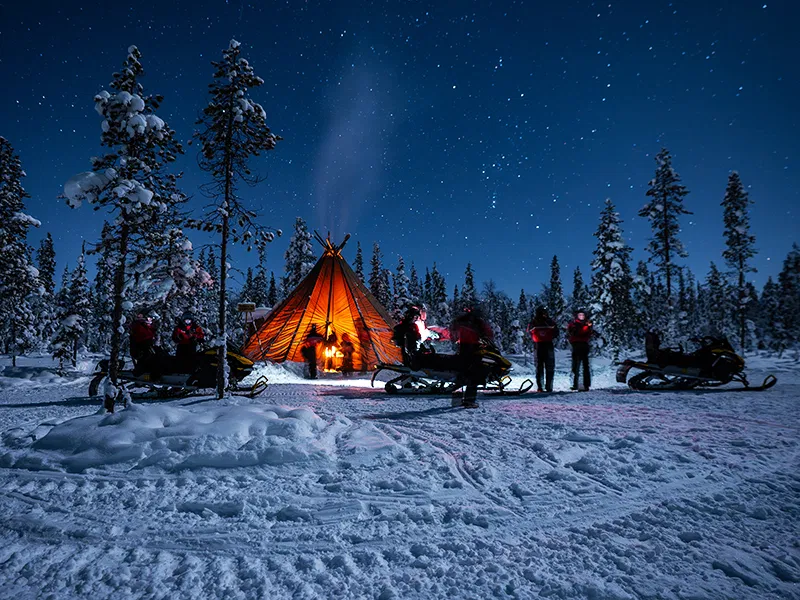 Ruka Snowmobile Rent