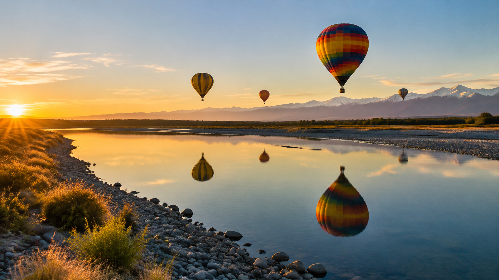 Rakaia River Reflection