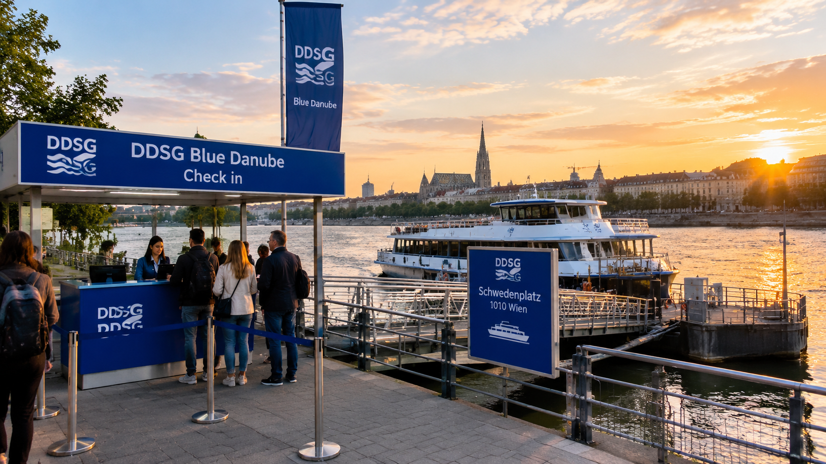 DDSG Blue Danube Pier