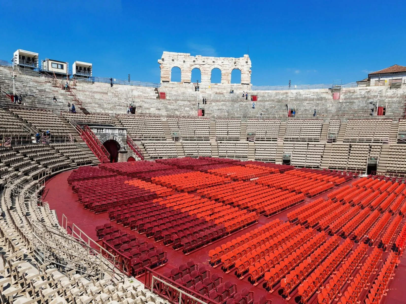 Roman Cavea — Stone Seating Tiers