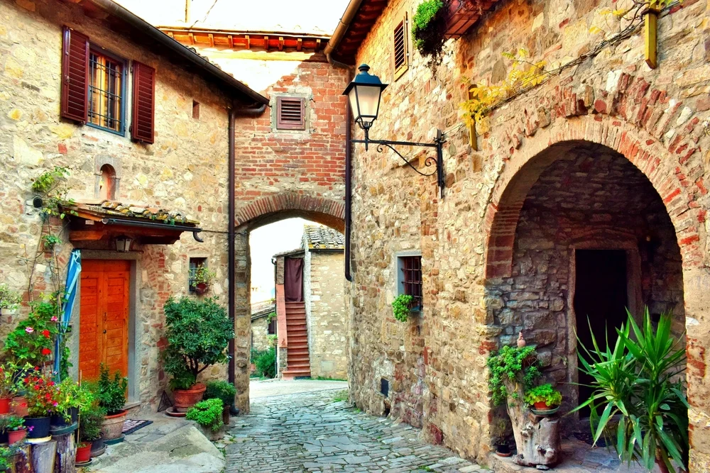 Montefioralle village