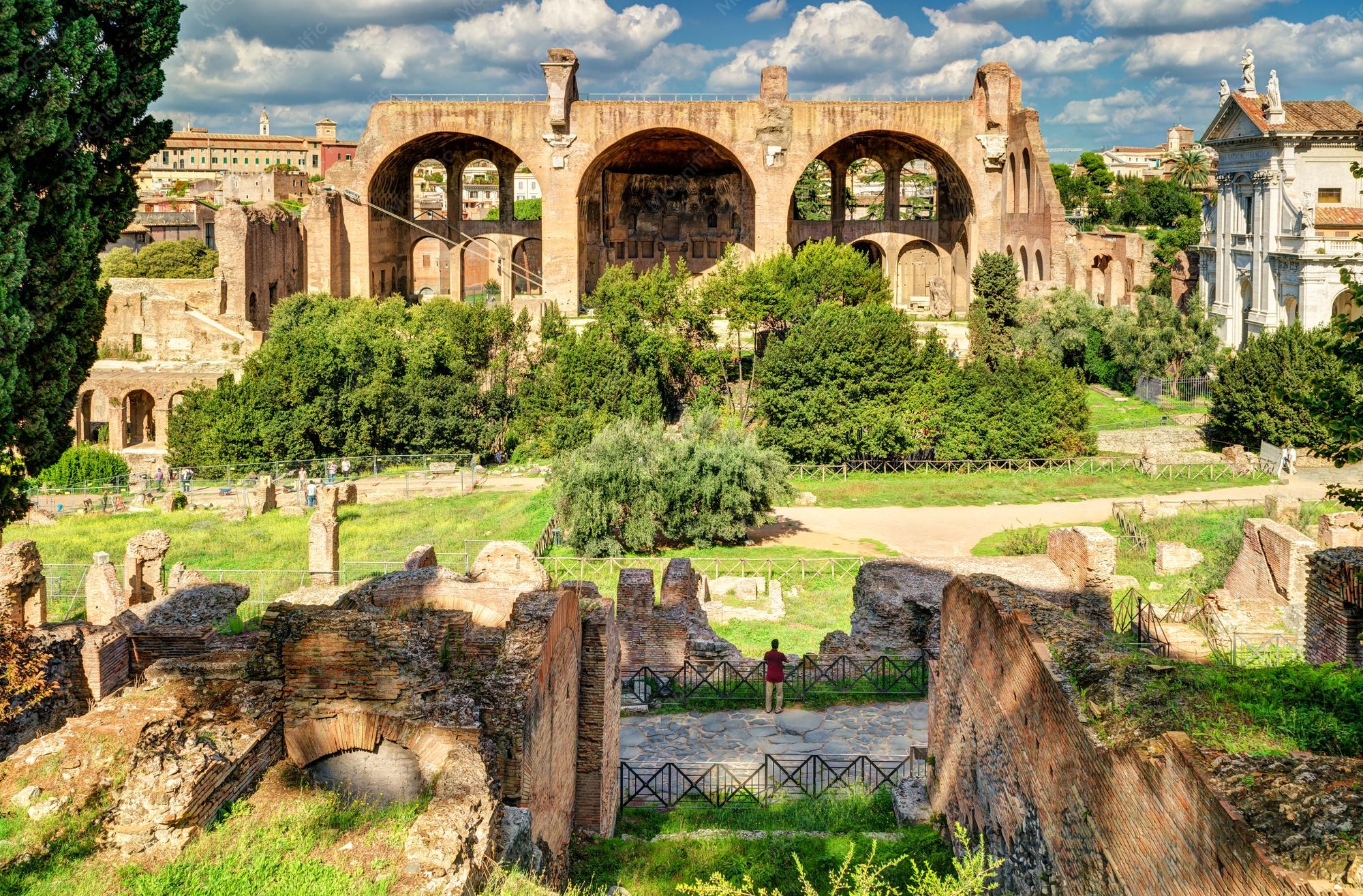Basilica of Maxentius and Panoramic Exit