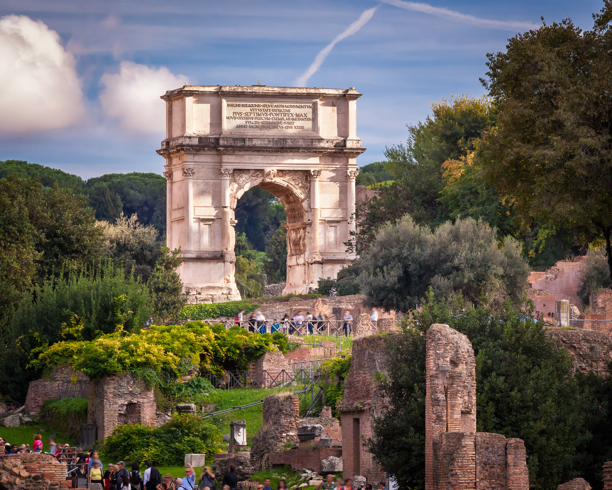 Entrance via Via Sacra & Arch of Titus