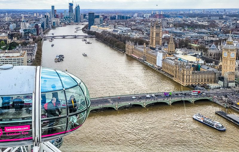 The London Eye Observation View