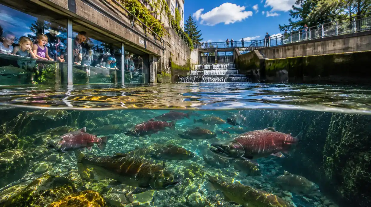 Ballard Locks Observation Deck