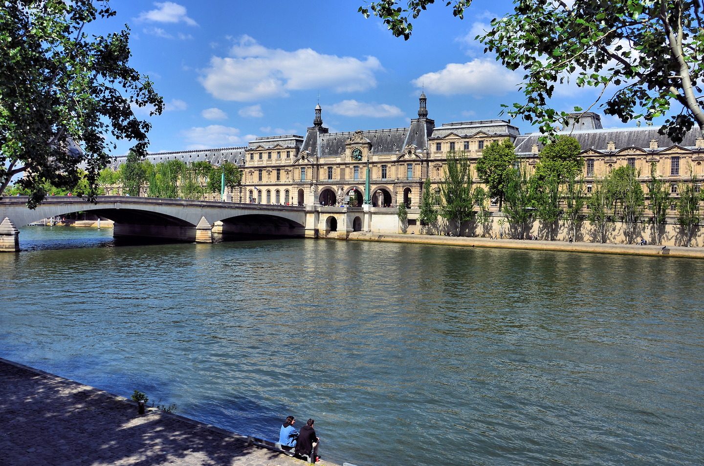Louvre Museum Riverbank