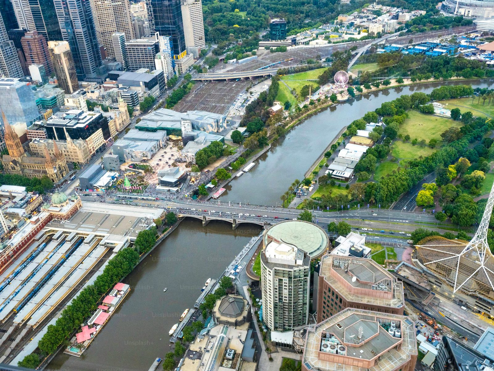 Flinders Street Station View