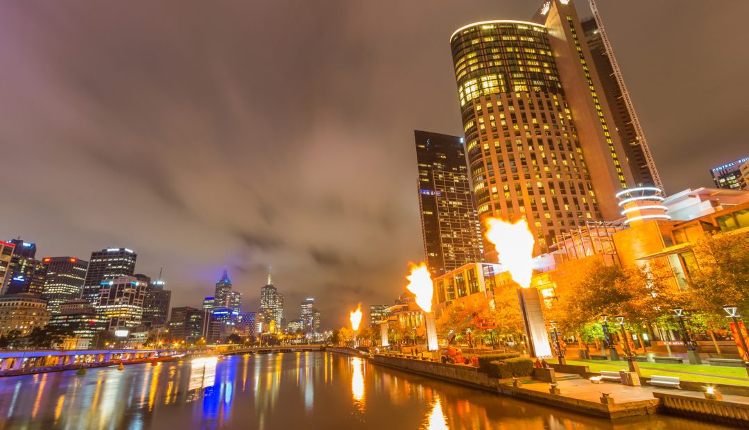Crown Casino Fire Towers