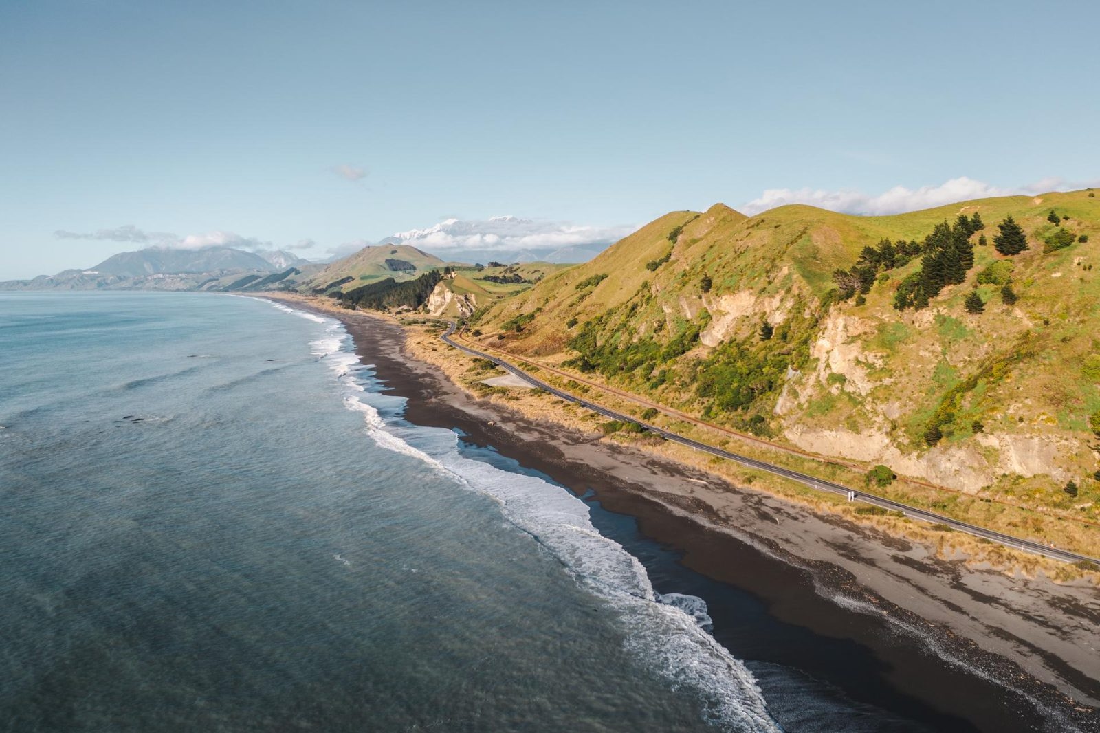 Aerial View of Kaikoura Peninsula